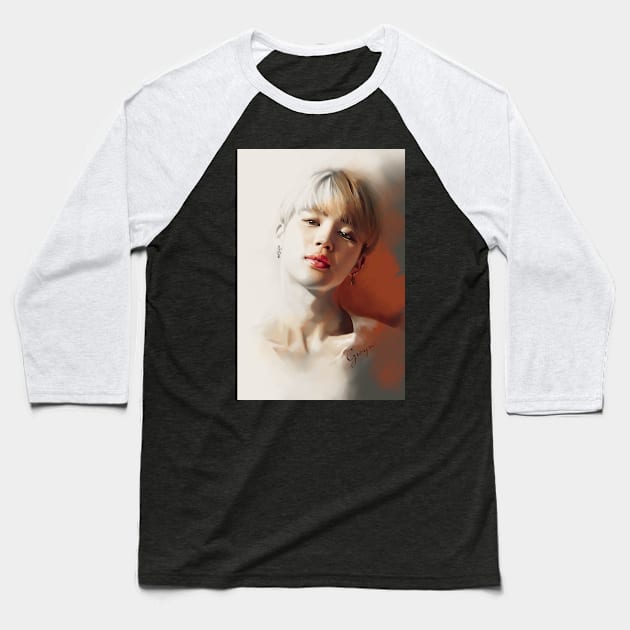 jimin semitone Baseball T-Shirt by GwynArt